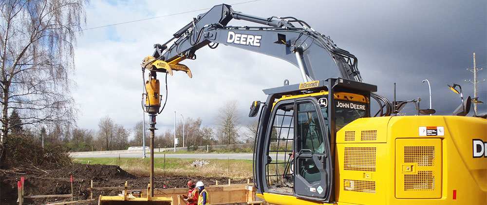 Monopole Installation Using Helical Piles For Rogers 4g Wireless Services