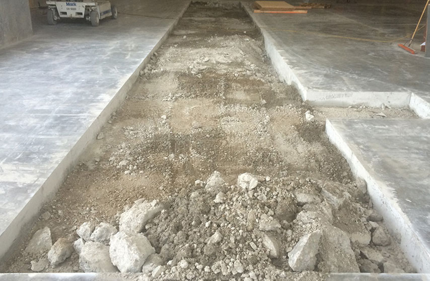 Piles are preloaded and a sacrificial load test is performed