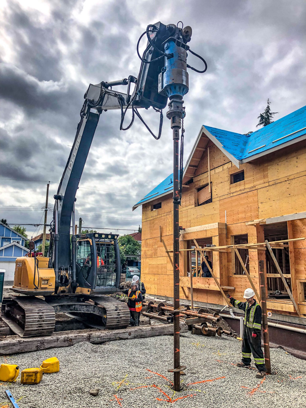 Helical Pile Foundation Vancouver BC