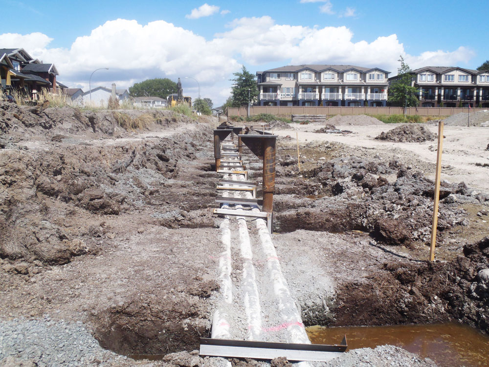 DUCT BANK INSTALLATION QUEENSBOROUGH, BC CANADA