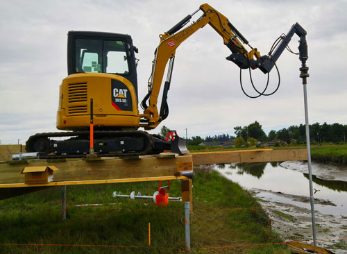 Largest Helical Pile Installer In BC