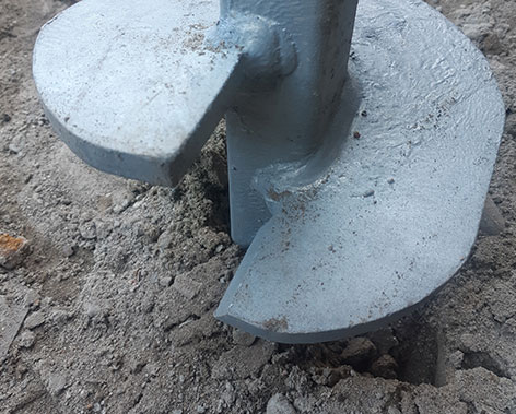Helical Piles Screw Pile Foundation BC Canada